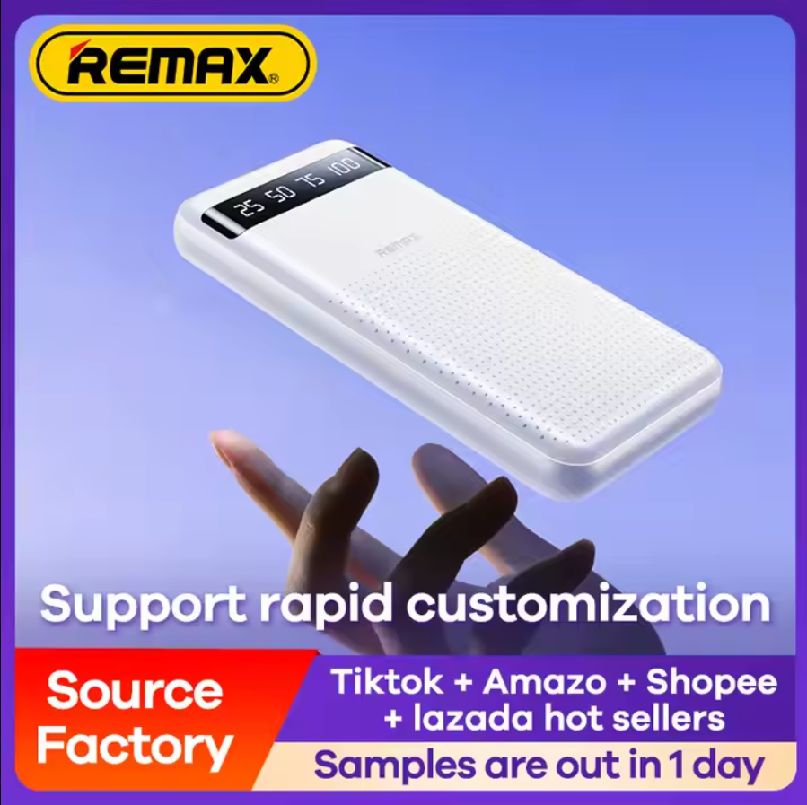 باور بانك remax سعة 20000 مللي أمبير مع شحن سريع (2.4A) - Image 2 + 1
