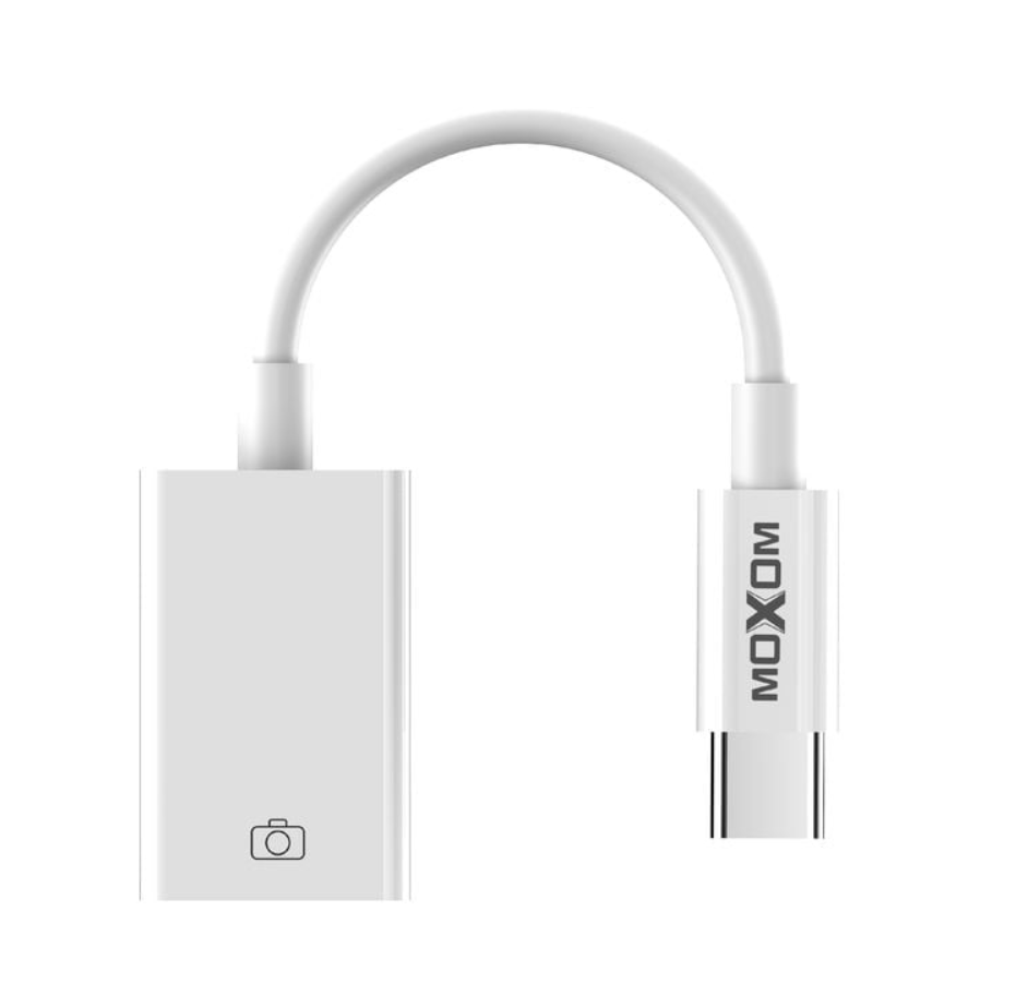 تحويلة moxom من Type-C إلى USB OTG شحن سريع ودعم متعدد للأجهزة - Image 1 + 1