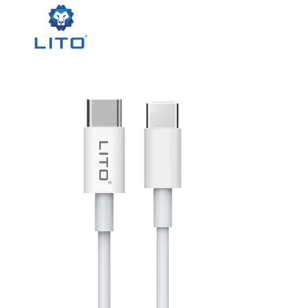 وصلة lito USB-C إلى USB-C للشحن ونقل البيانات – بطول 2 متر