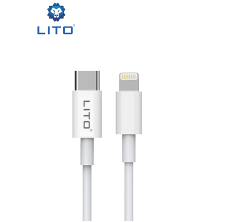وصلة lito USB-C إلى Lightning للشحن ونقل البيانات – بطول 2 متر