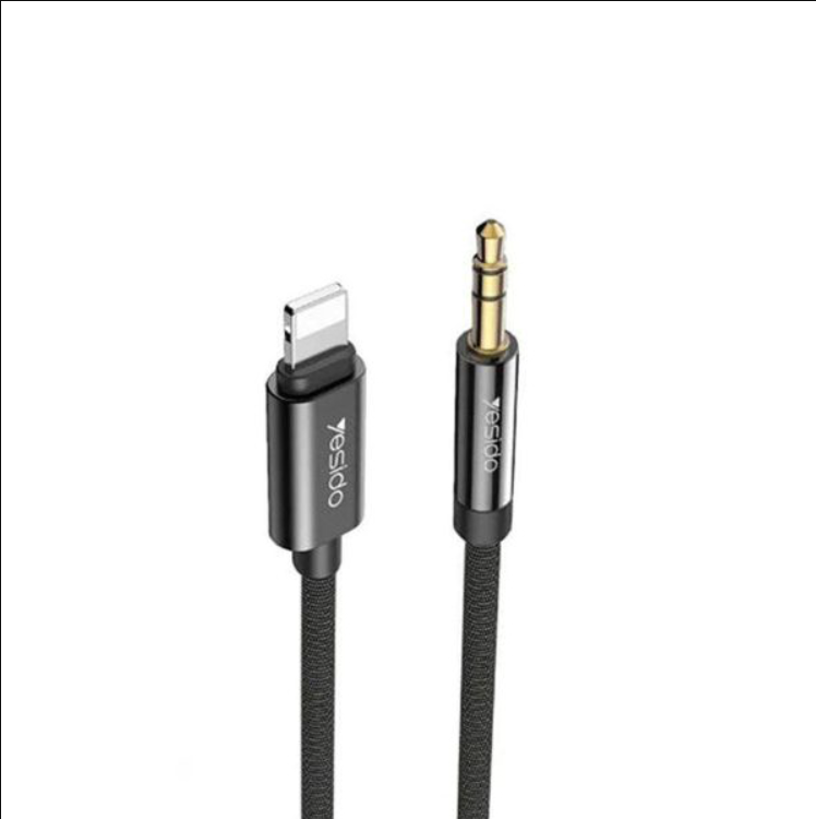وصلة yesido من Lightning إلى AUX 3.5 مم - Image 1 + 1