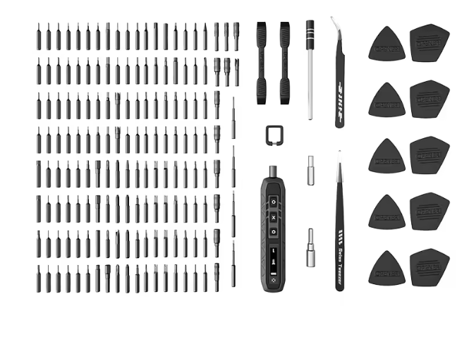 طقم مفك Torima TTS-06 الكهربائي اللاسلكي – 180 في 1، قابل لإعادة الشحن - Image 2 + 1