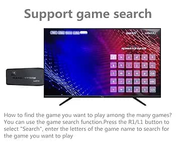 عصا ألعاب لاسلكية Game Stick Lite مع يد تحكم - Image 1 + 1
