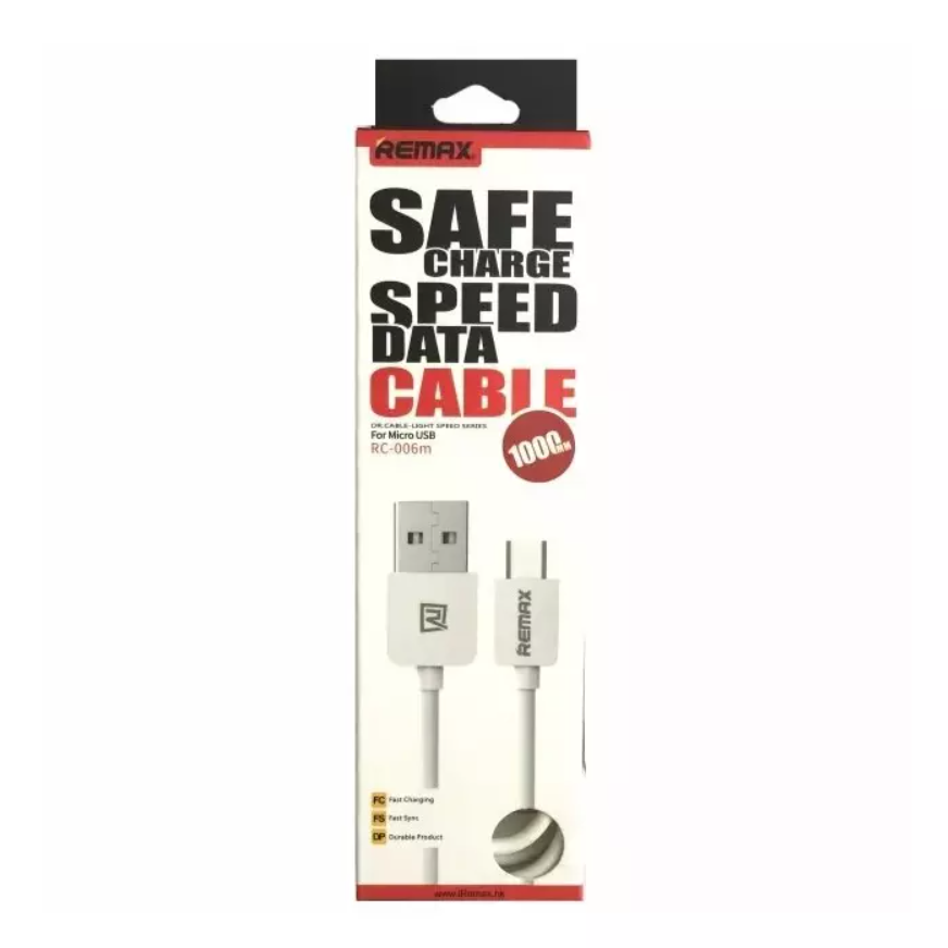 وصلة شحن سريع وآمن remax بمنفذ Micro USB   - Image 1 + 1