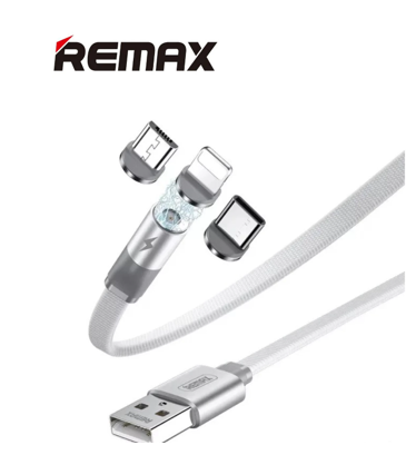 وصلة remax  في 1 مغناطيسي للشحن (1 متر، 2.1A)