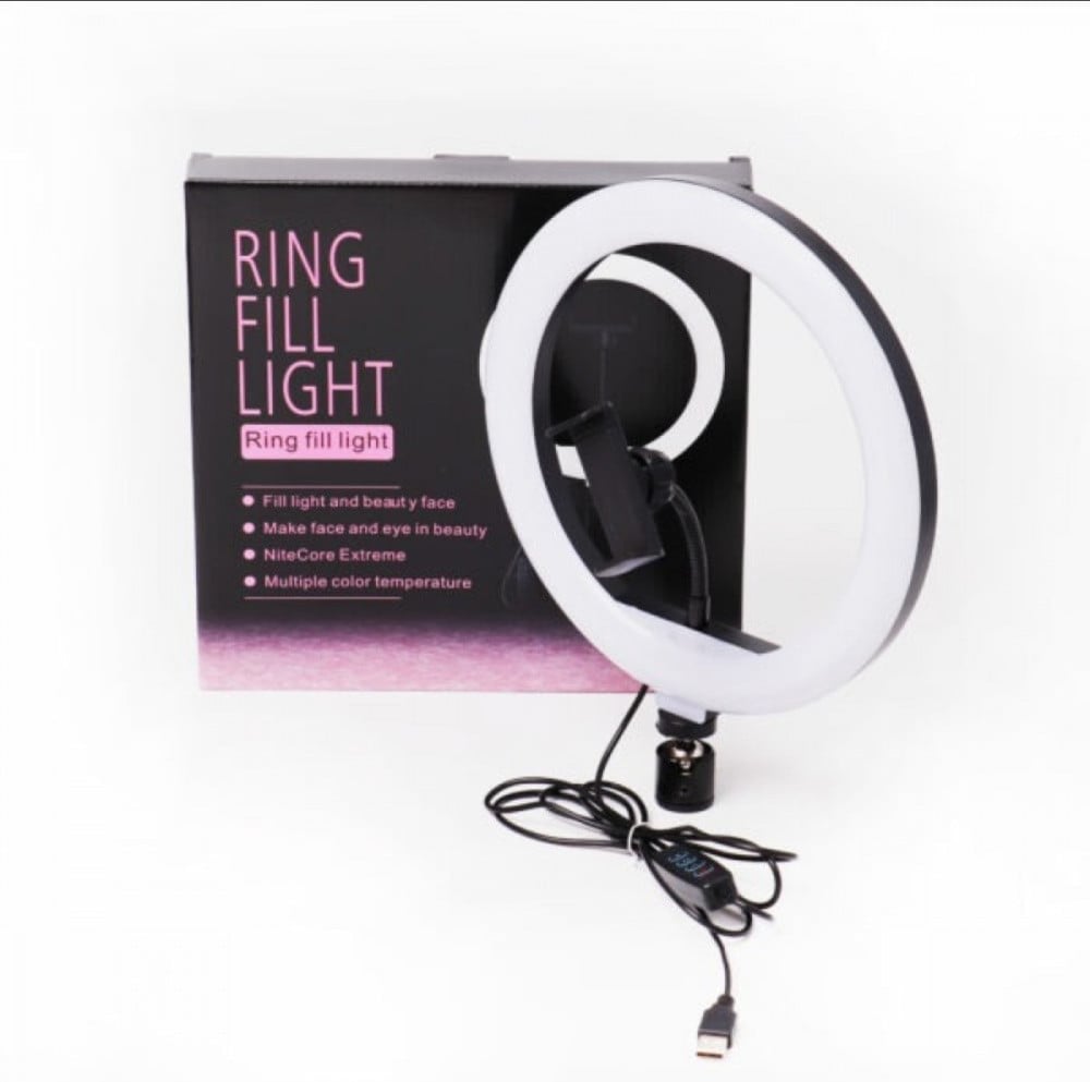 حلقة إضاءة تعبئة (Ring Fill Light) – 10 بوصات - Image 1 + 1