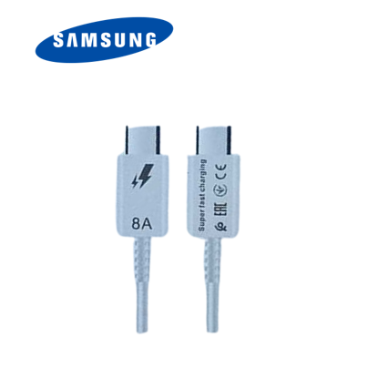 وصلة شحن samsung من نوع C إلى نوع C | 8 أمبير  - Image 1 + 1